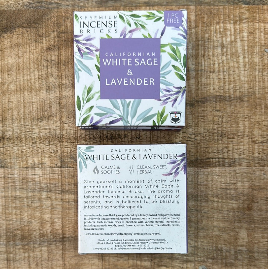 INCIENSO SALVIA BLANCA Y LAVANDA