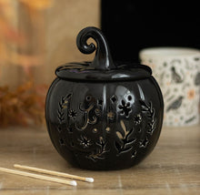 Cargar imagen en el visor de la galería, QUEMADOR CALABAZA FOLK NEGRA
