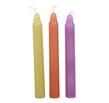 Cargar imagen en el visor de la galería, PACK VELAS MORADA VERDE NARANJA
