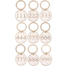 Cargar imagen en el visor de la galería, LLAVERO NUMERO ANGEL
