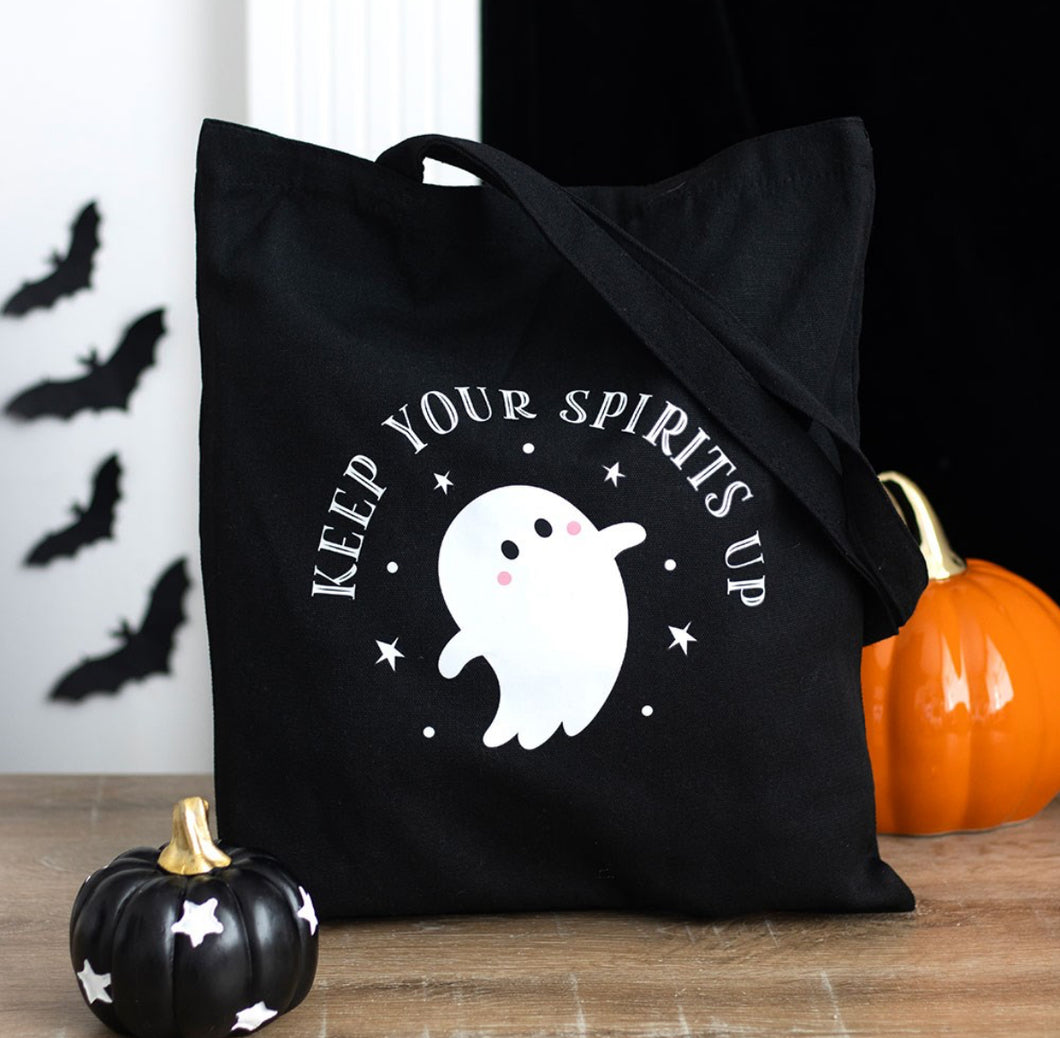 KEEP YOUR SPIRITS UP TOTE BAG