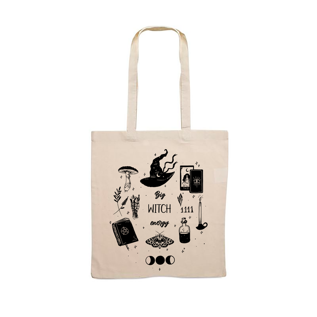 BIG WITCH ENERGY TOTE BAG